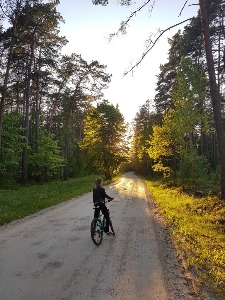Traveling to Latvia _ cycling in forests