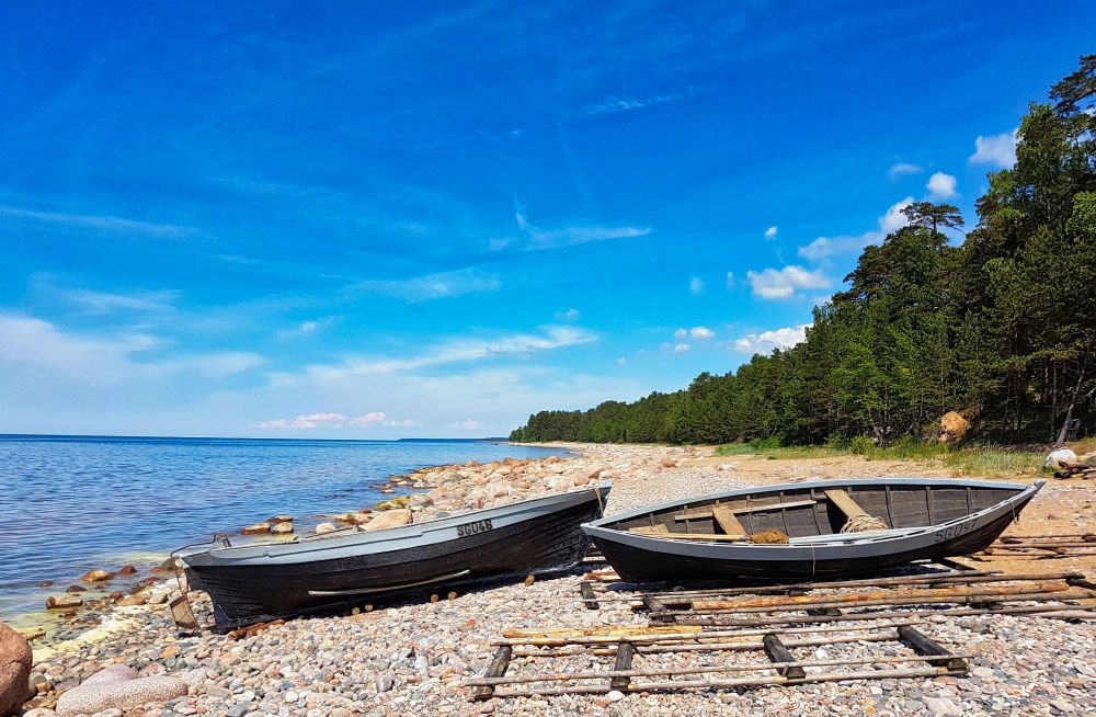 Long distance hiking trail _ Baltic Sea coast _ Latvia