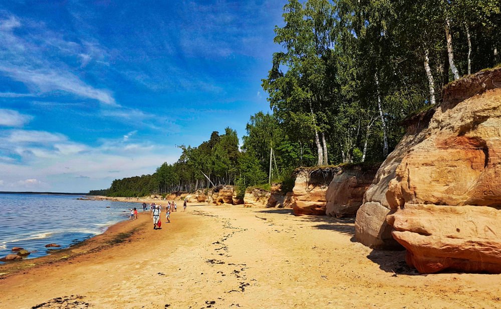 Long distance hiking trail _ Baltic Sea coast _ Latvia