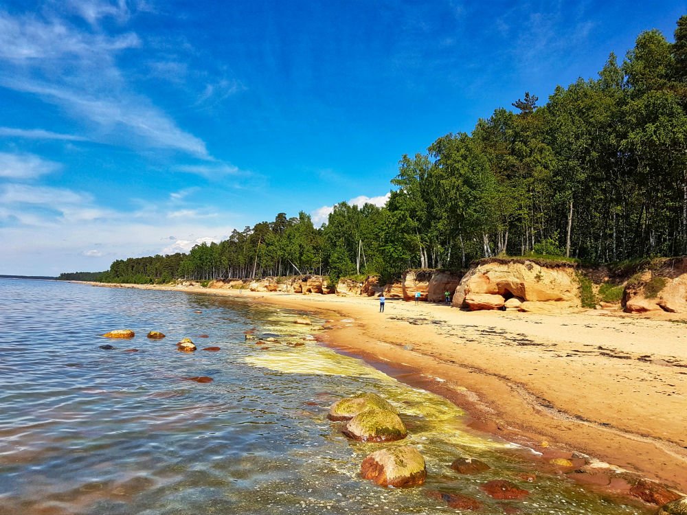 Long distance hiking trail _ Baltic Sea coast _ Latvia