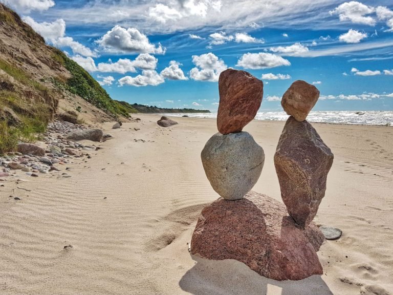 Long distance hiking trail _ Baltic Sea coast _ Latvia