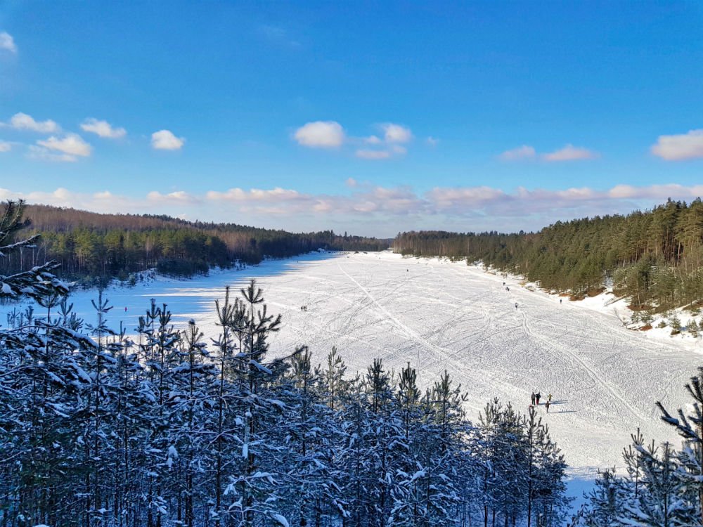 Latvia Winter Zilie Kalni Escaperies