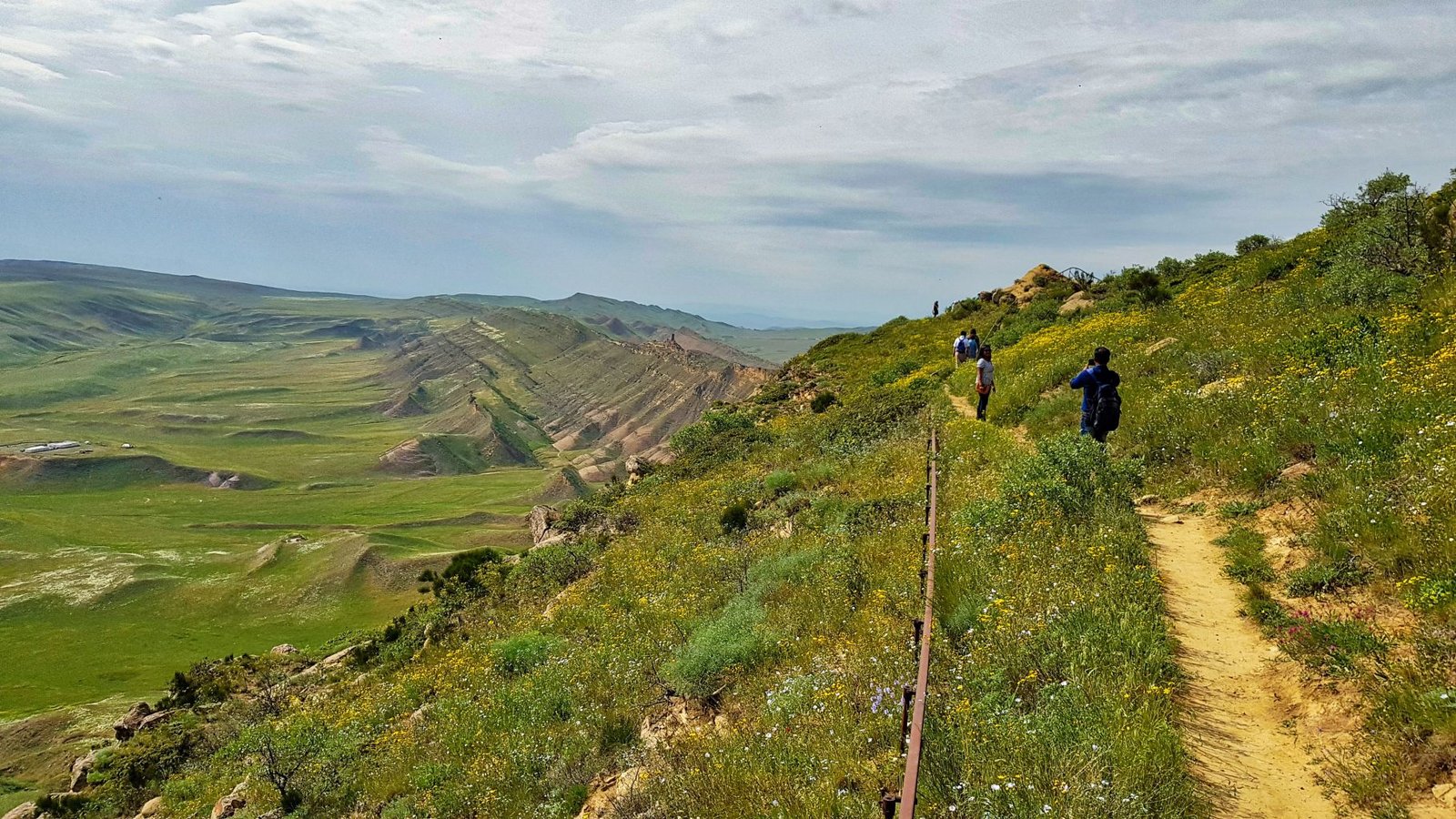 Travel to Sakartvelo _ Georgia _ Hiking in David Gareja _ a view to Azerbaijan _ Escaperies