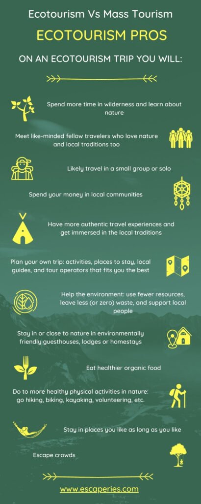 eco tourism advantages
